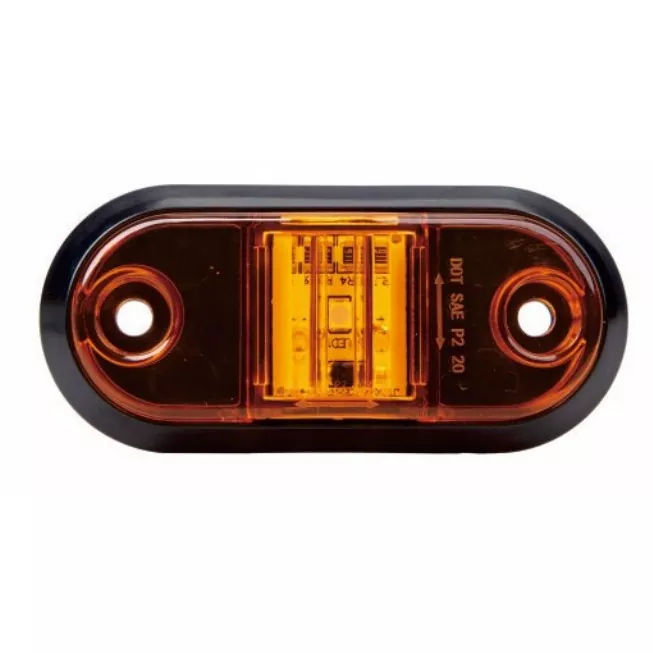 Lampu Trailer Pelepasan Penanda Oval 2.5 inci