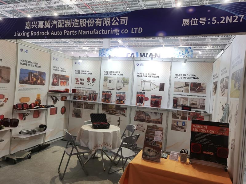 Rodrock untuk mempamerkan penyelesaian selepas pasaran treler khusus di Automechanika Shanghai
