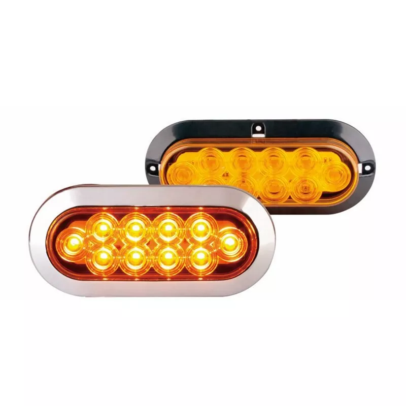 Lampu treler amber bujur 6 inci