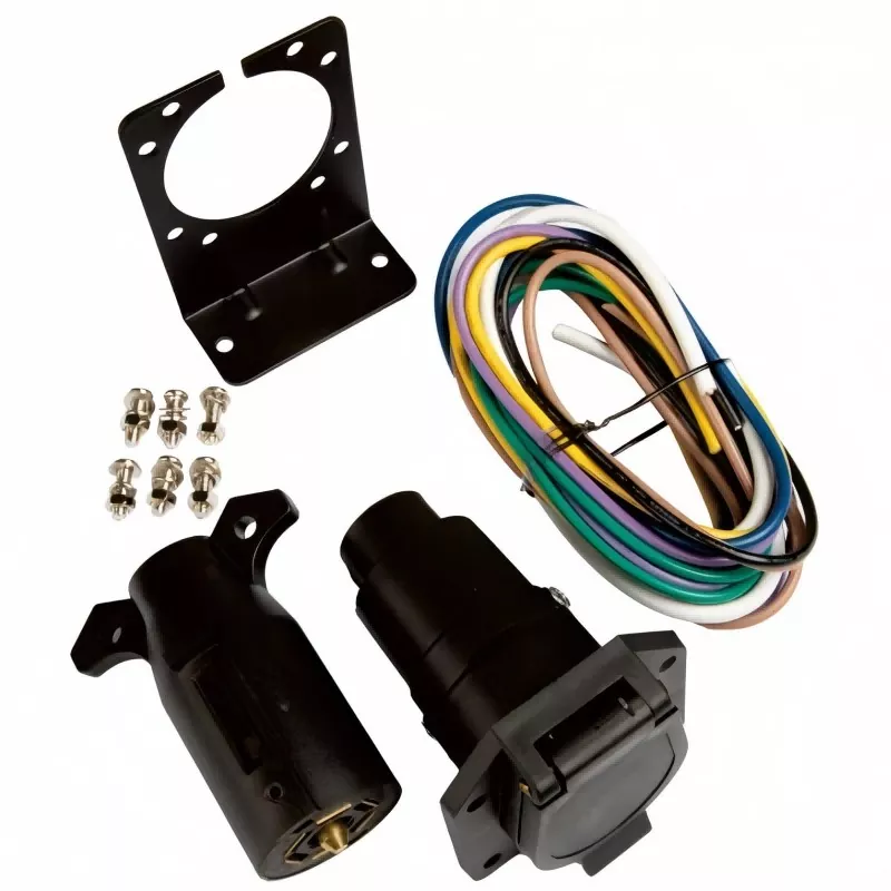 7 Way Flat Connector Trailer Kit