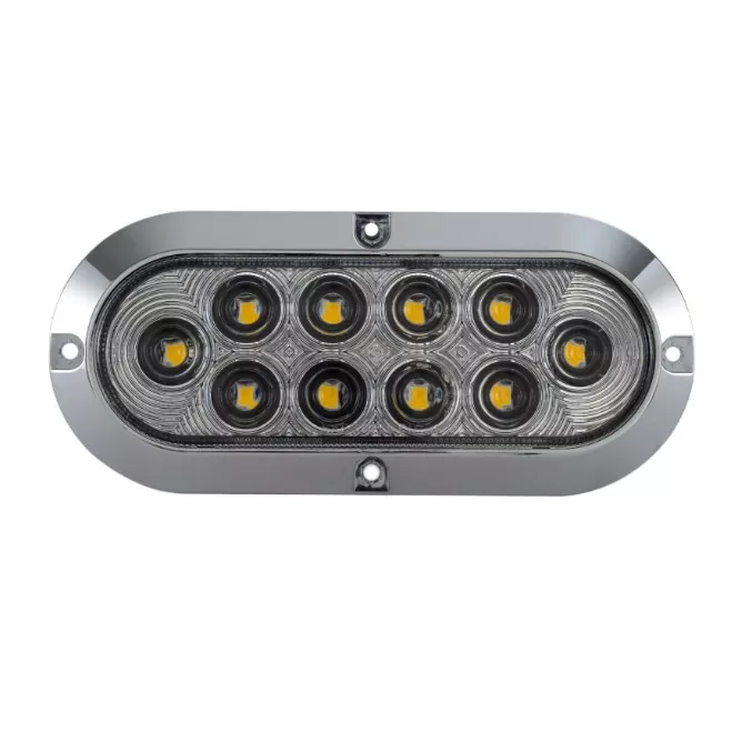 Lampu treler putih bujur 6 inci